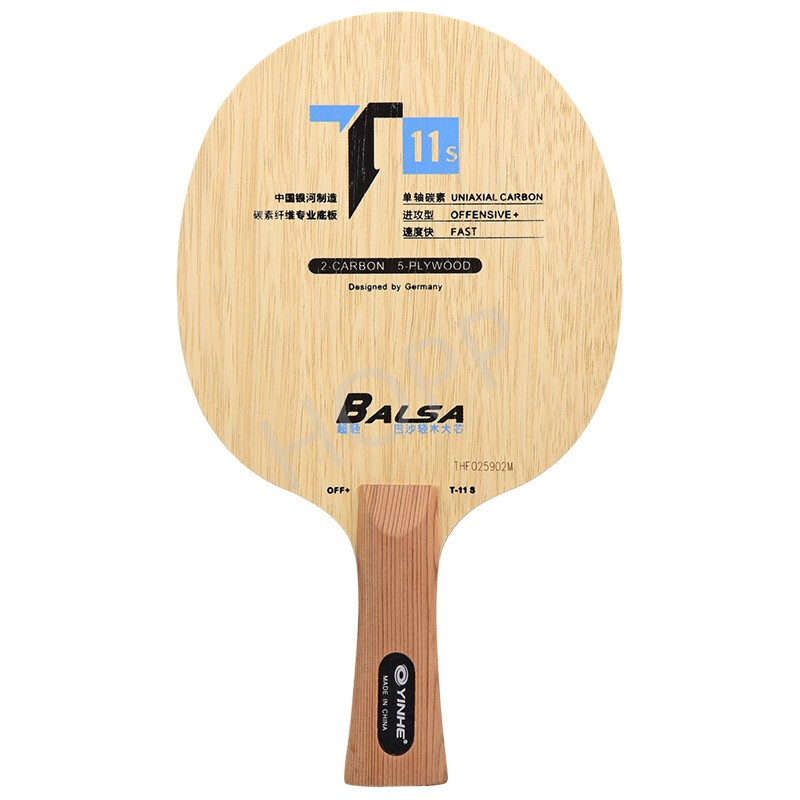 Table Tennis Forehand - Yinha T-11 t11s (balsa de carbono