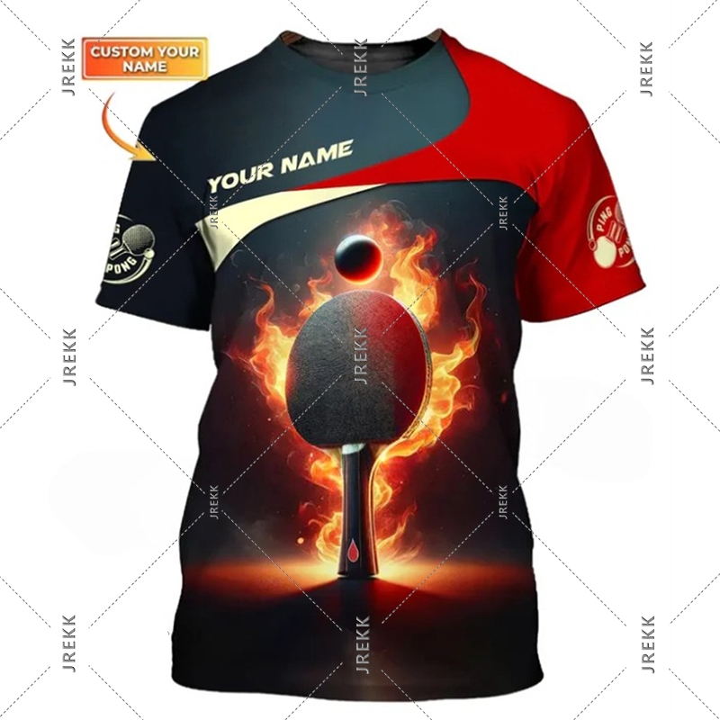 Table Tennis Name - Camiseta de tênis de mesa para
