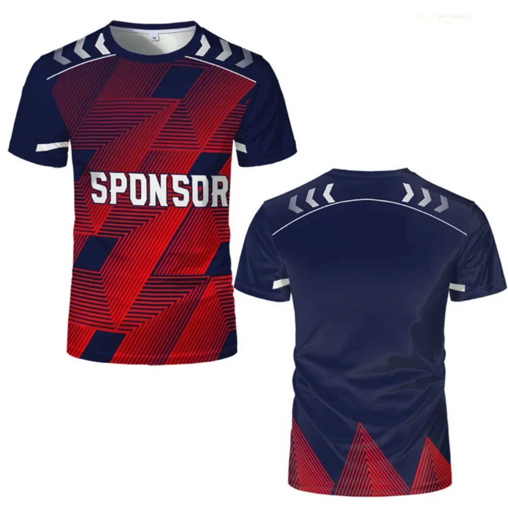 Table Tennis Name - Camisetas de Futebol com Padrão Geométrico