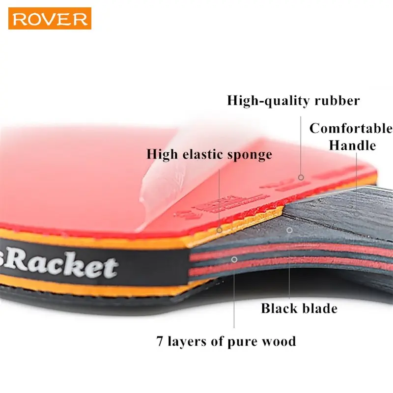 Raquete de tênis de mesa profi - Table Tennis Forehand avaliação e preço