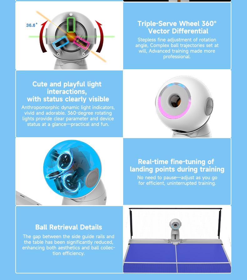 Robô de Tênis de Mesa Elétrico - Table Tennis Usa avaliação e preço