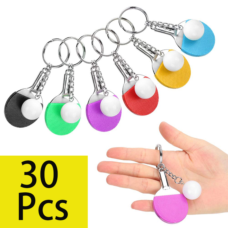 30 pçs mini raquete de tênis d - Table Tennis Umpire avaliação e preço